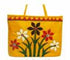 Yellow Floral Design Small Aplic Bag